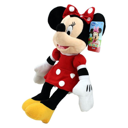 Disney Plush Classic Minnie Mouse Red Polka Dot Dress 15.5" Toy Doll